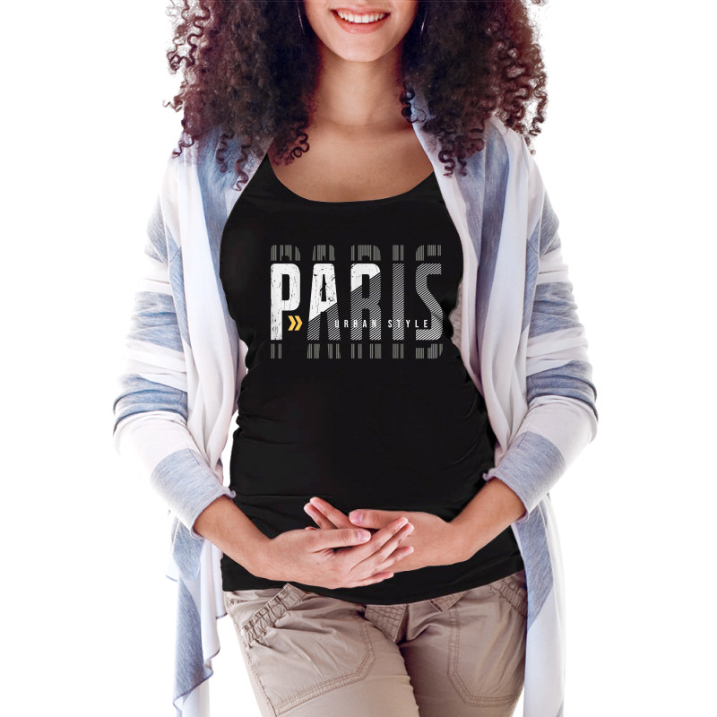 Paris Urban Style T Shirt Maternity Scoop Neck T-shirt by katheleenweb0 | Artistshot