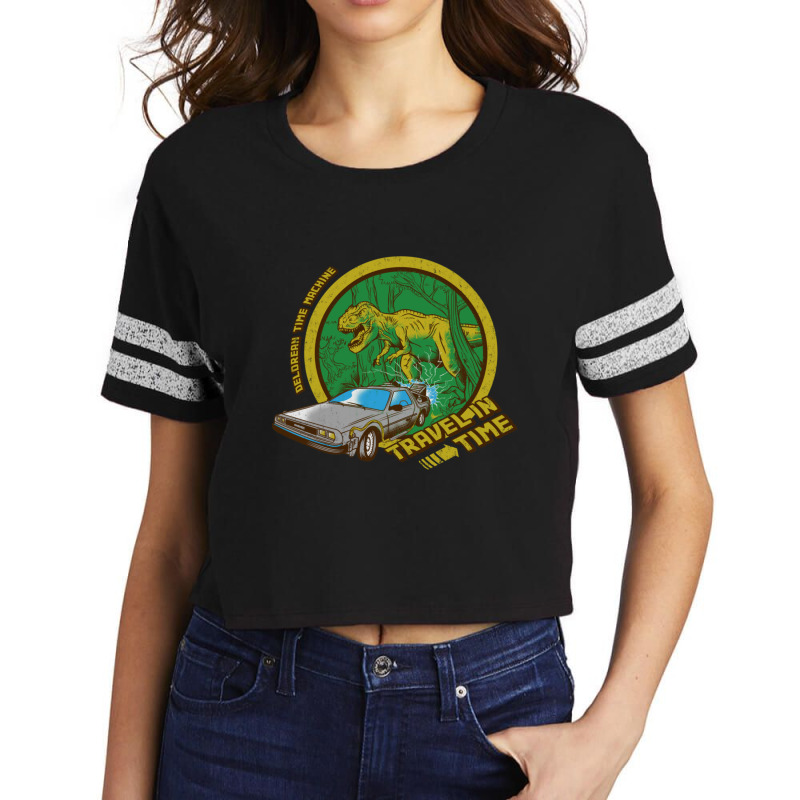 Travel In Time Scorecard Crop Tee by TienWacyk | Artistshot