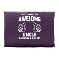 Awesome Uncle Looks Like Accessory Pouches | Artistshot