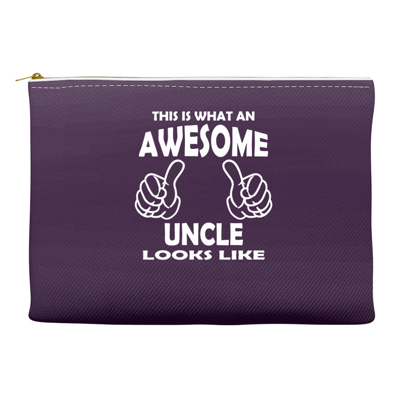 Awesome Uncle Looks Like Accessory Pouches | Artistshot