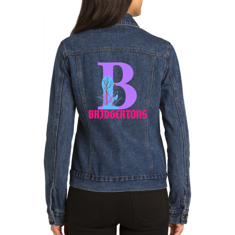 B For Bridgertons Ladies Denim Jacket by Hugo M Garney | Artistshot