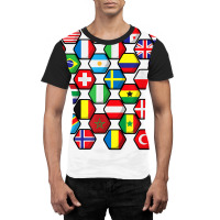 World Map Of Flags Globe Atlas, Flags Of The World Gift T Shirt Graphic T-shirt | Artistshot