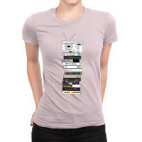 And Everybody Else Smiled Back Album Mixtapes Ladies Fitted T-shirt | Artistshot