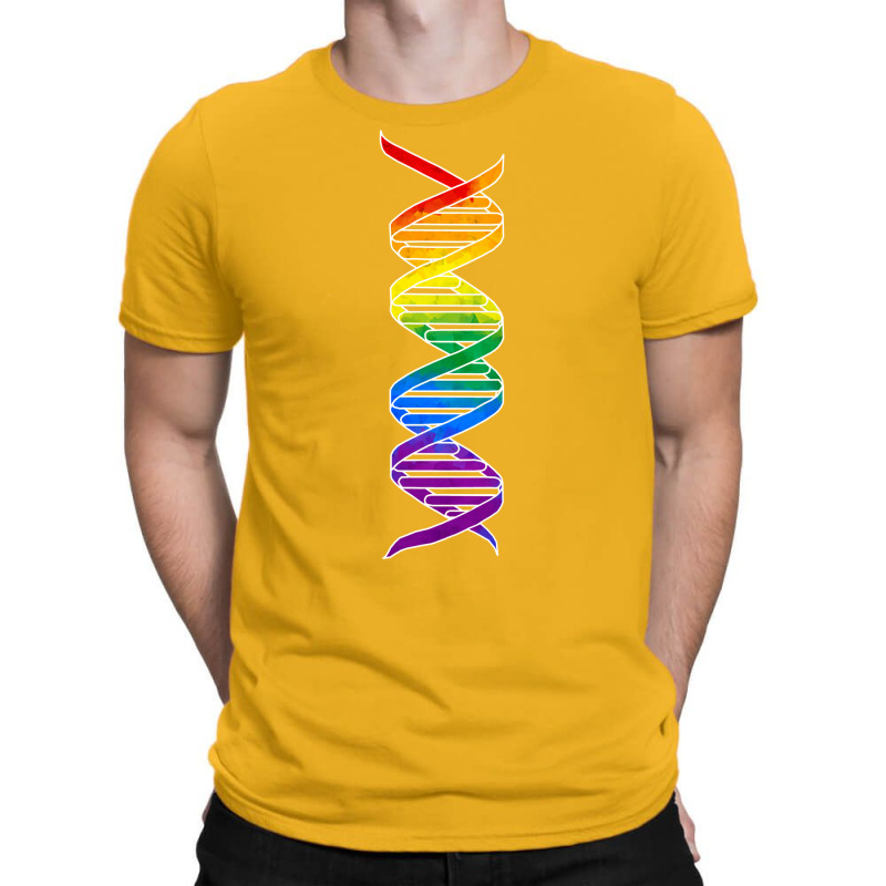 Rainbow Double Helix Classic T-shirt | Artistshot