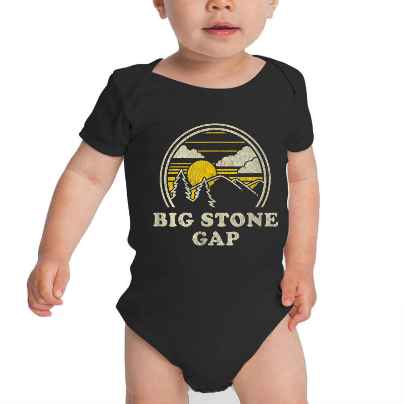 Big Stone Gap Virginia Va T Shirt Vintage Hiking Mountains Baby Bodysuit | Artistshot