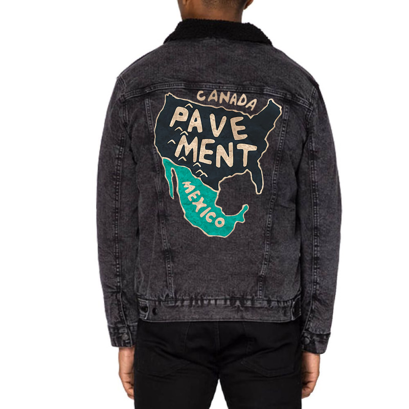 Pavement Unisex Sherpa-Lined Denim Jacket by deifiizukam | Artistshot