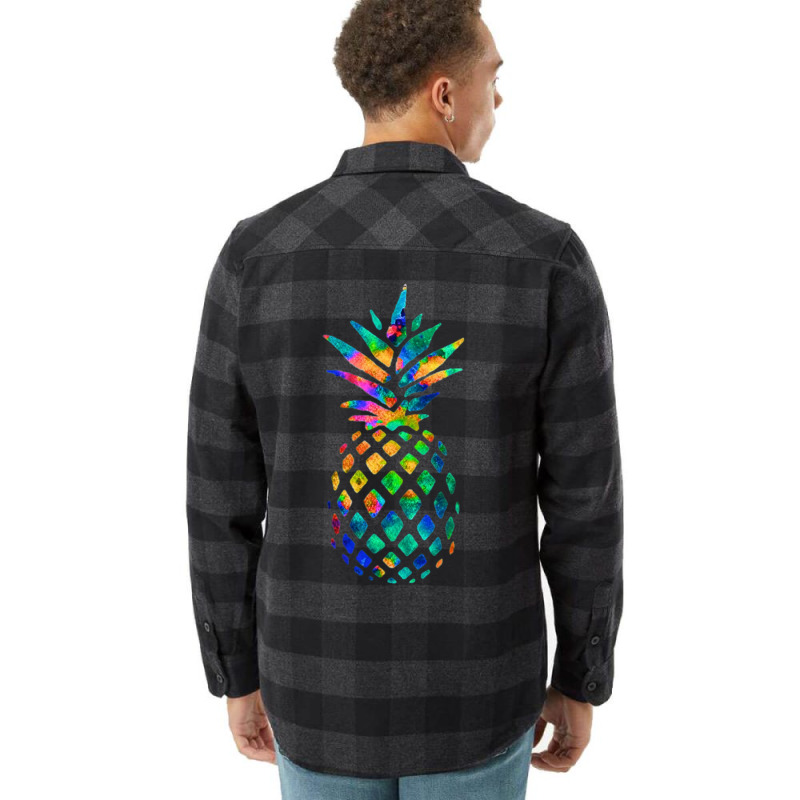 Rainbow Pineapple Classic Flannel Shirt | Artistshot