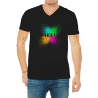 Holi V-neck Tee | Artistshot