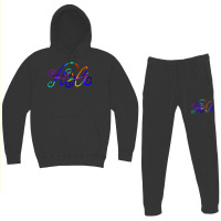 Holi Text Hoodie & Jogger Set | Artistshot