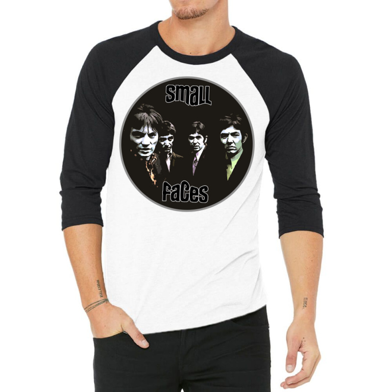 Small Faces Vector Paint. 3/4 Sleeve Shirt | Artistshot