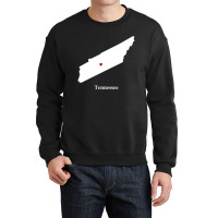 Tennessee Love Map Crewneck Sweatshirt | Artistshot