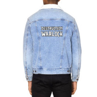 Destruction Warlock Friend Unisex Sherpa-lined Denim Jacket | Artistshot