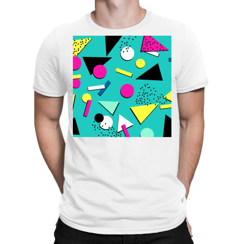 Chips Retro Memphis 80s 90s Design Chiffon Top T-Shirt by omakatetterl | Artistshot