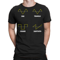 Sine Wave Synthesizer Music Producer Edm Techno Musician Dj T Shirt T-shirt | Artistshot