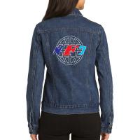 Nft Repeat Ladies Denim Jacket | Artistshot