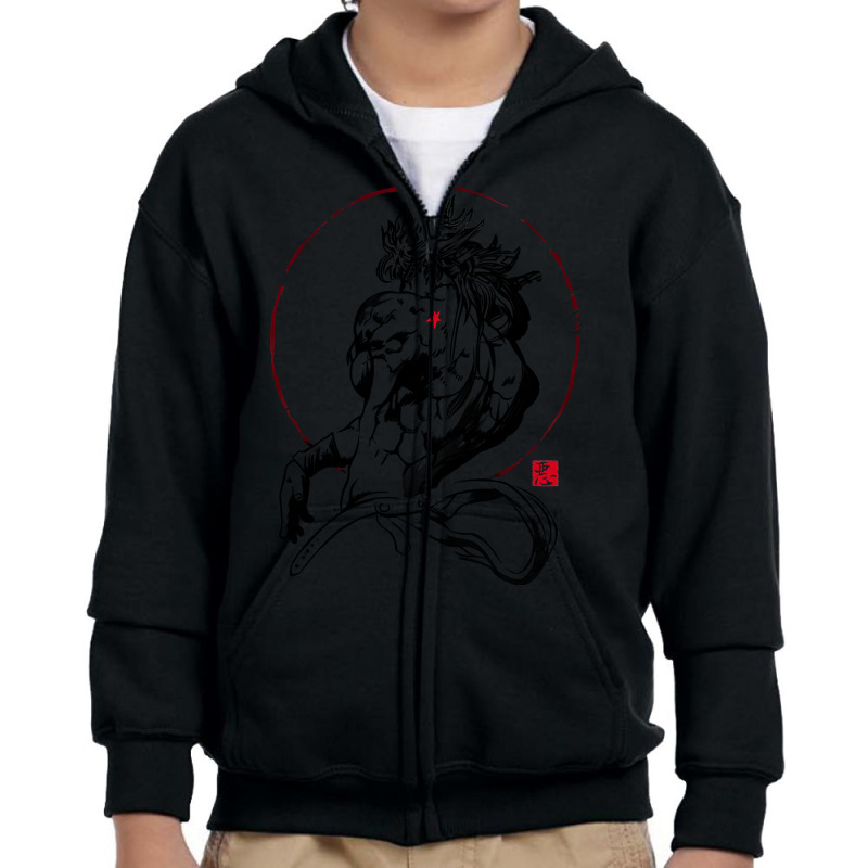 Evil Incarnate Youth Zipper Hoodie by SusanLynnHartmann | Artistshot