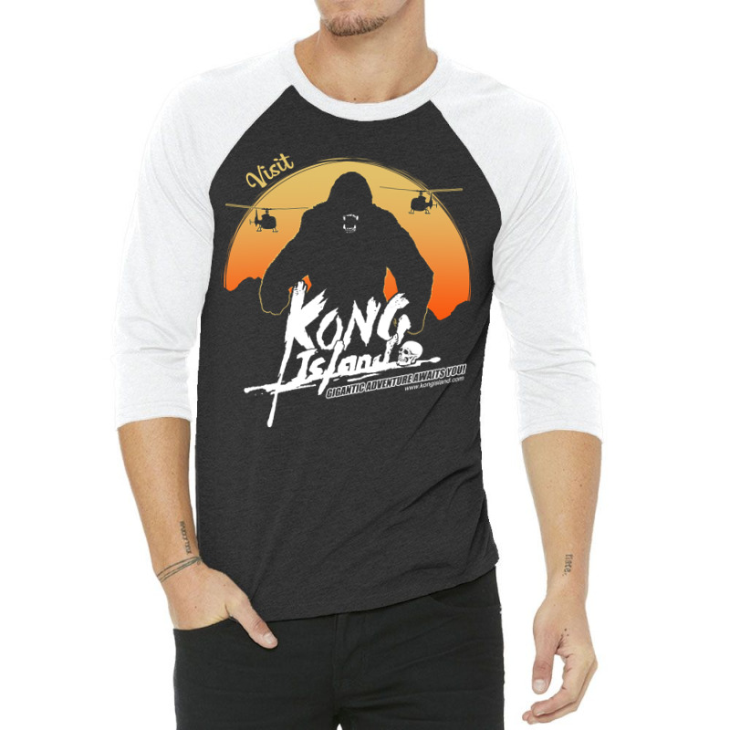 Limited Edition Visit Kong Island 3/4 Sleeve Shirt | Artistshot