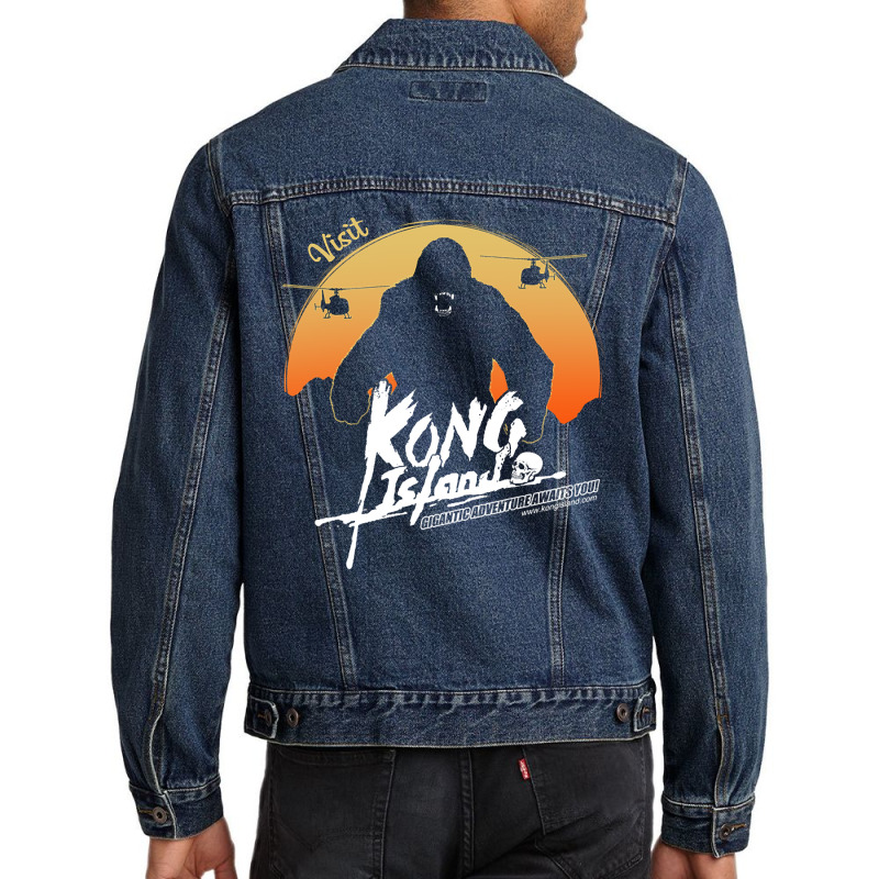 Limited Edition Visit Kong Island Men Denim Jacket | Artistshot