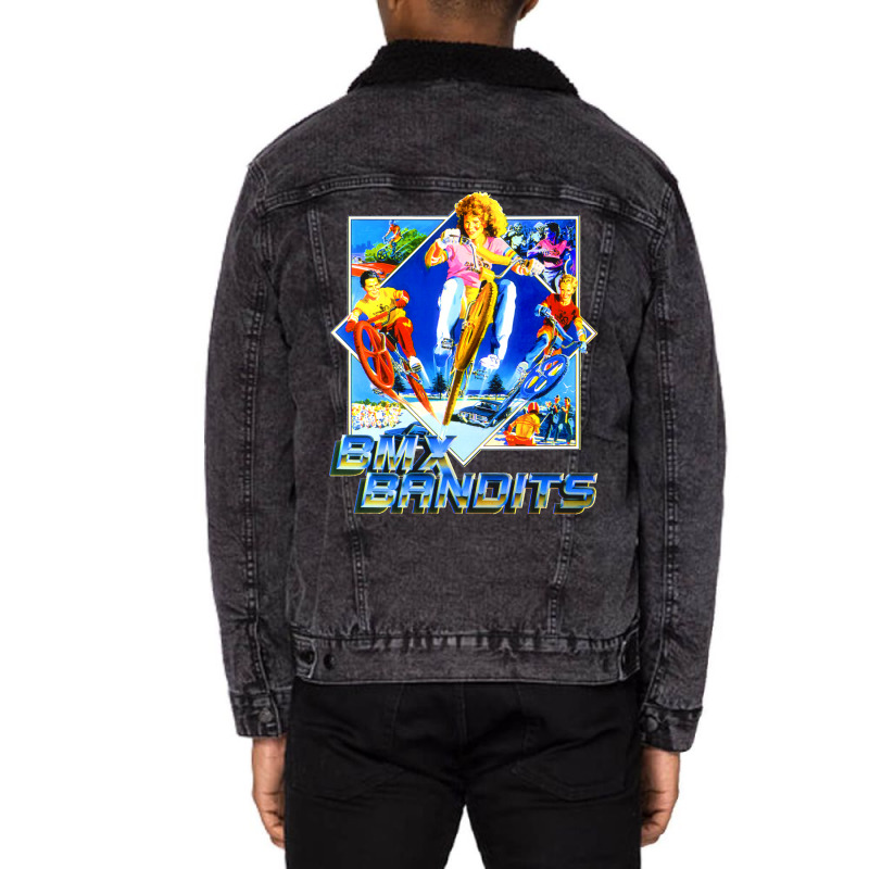 Bmx Bandits 83 Design Classic Unisex Sherpa-lined Denim Jacket | Artistshot