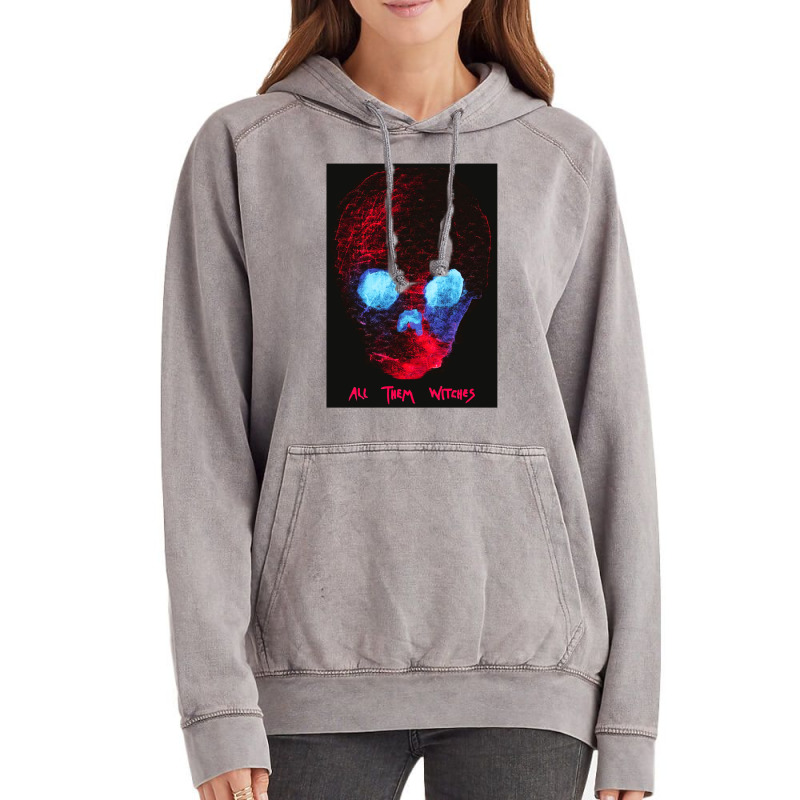 All Them Witches  Atw Red Skull  . Vintage Hoodie | Artistshot