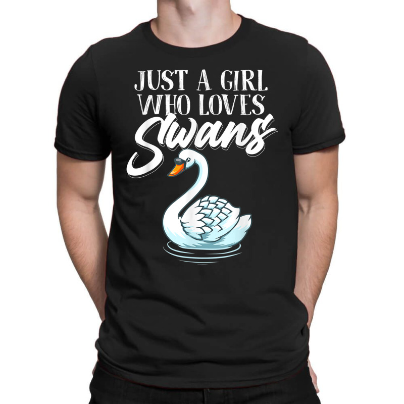 Cool Swan For Women Girls Tundra Trumpeter Swans Lake Animal T-shirt | Artistshot