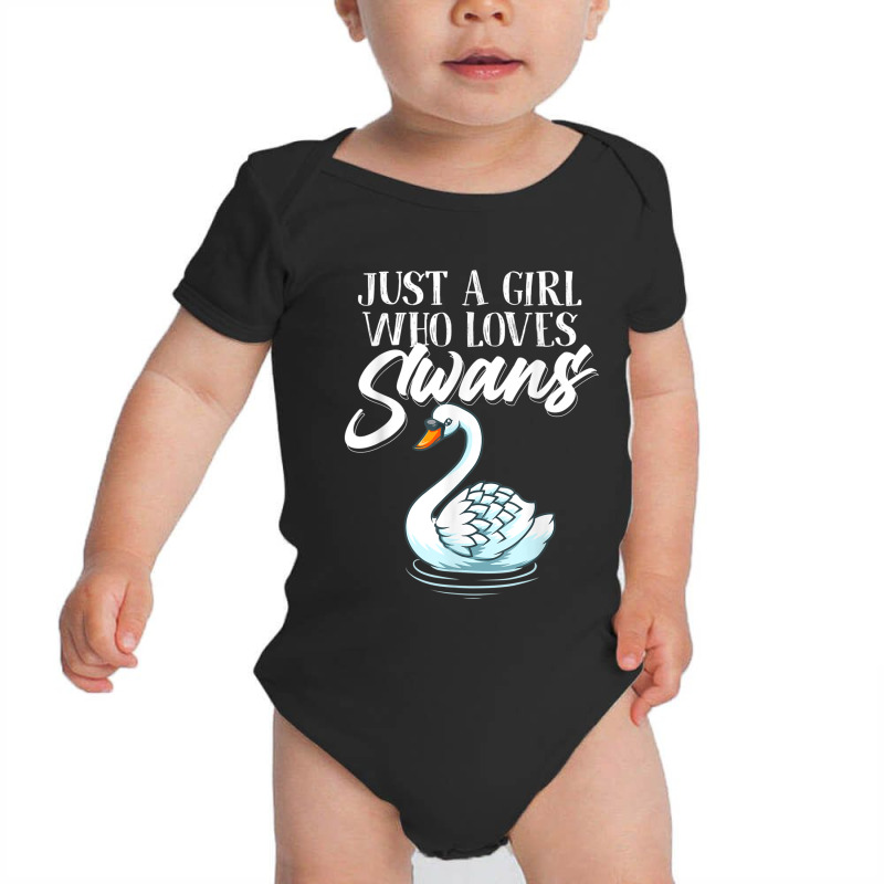 Cool Swan For Women Girls Tundra Trumpeter Swans Lake Animal Baby Bodysuit | Artistshot