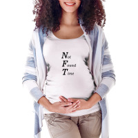 Not Found Time Maternity Scoop Neck T-shirt | Artistshot