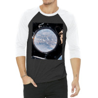 The Earth View From The Cupola Onboard The International Space Station 3/4 Sleeve Shirt | Artistshot