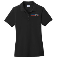 Bike Stripes French National Road Race V2 Ladies Polo Shirt | Artistshot