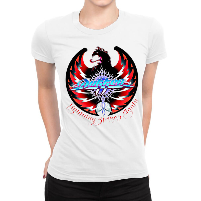 Lightning Strikes Again Ladies Fitted T-Shirt by ameckhurtao | Artistshot