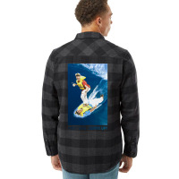 Andy Says Surfs Up! Flannel Shirt | Artistshot