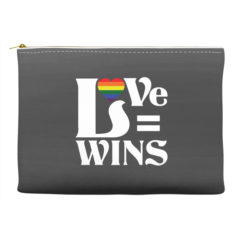 Love Wins Accessory Pouches | Artistshot