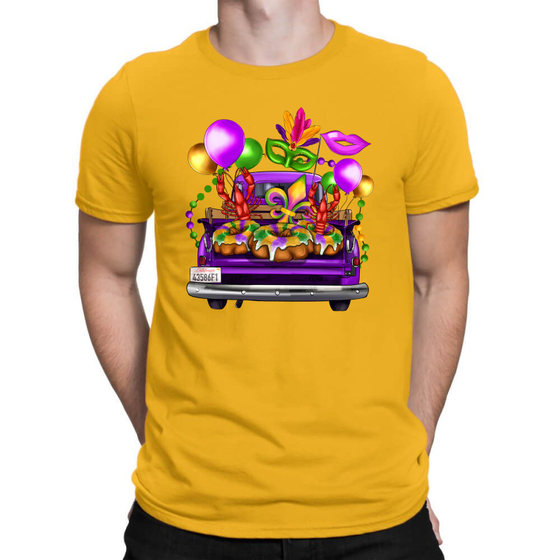 Mardi Gras Farm Truck T-shirt | Artistshot