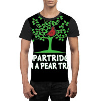 A Partridge In Pear Song 12 Days Christmas Graphic T-shirt | Artistshot