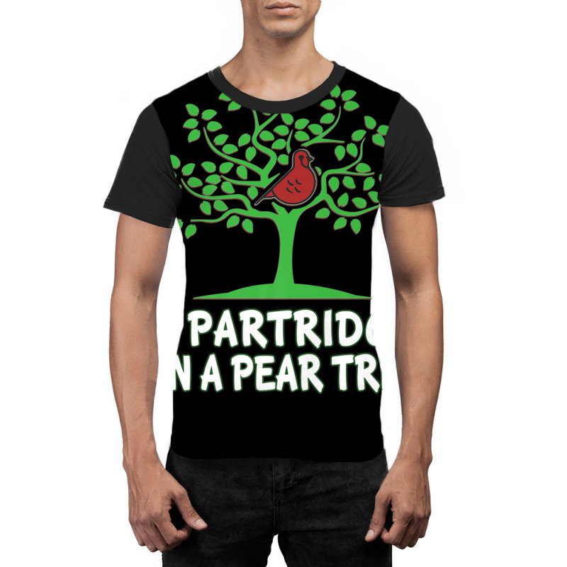 A Partridge In Pear Song 12 Days Christmas Graphic T-shirt | Artistshot