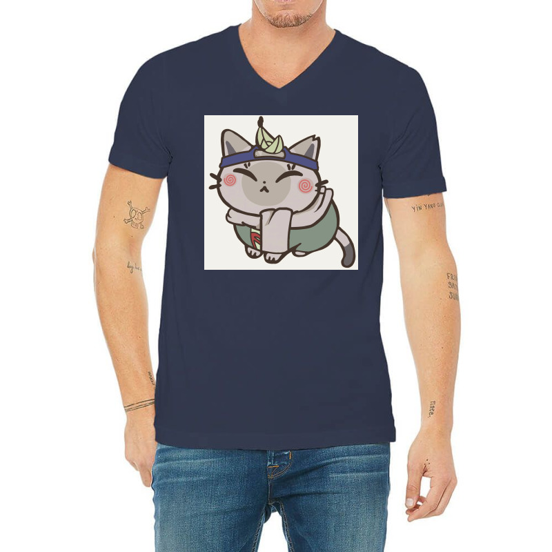 Meow V-neck Tee | Artistshot