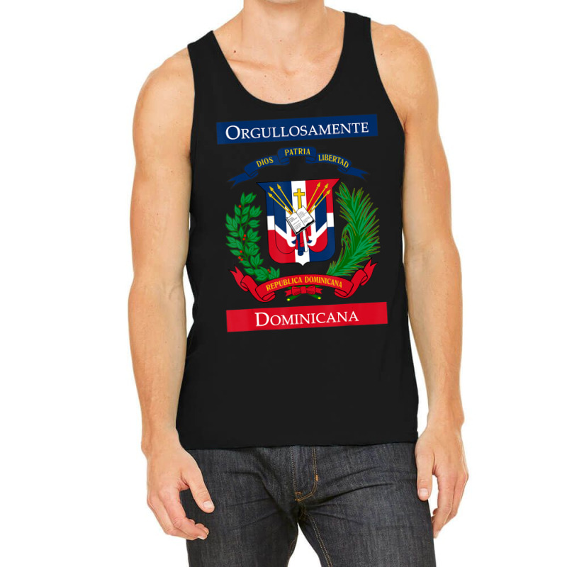 Trending Orgullosamente Dominicana Dominican Flag Tank Top by yumgaugeteuda | Artistshot