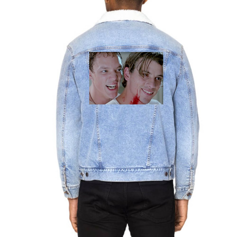 Billy And Stu Scream Horror Movie Unisex Sherpa-Lined Denim Jacket by merishebiss | Artistshot