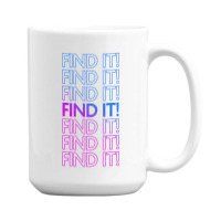 Find It! Purple 15 Oz Coffee Mug | Artistshot