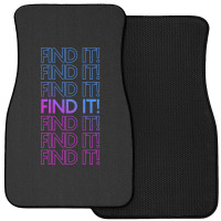 Find It! Purple Front Car Mat | Artistshot