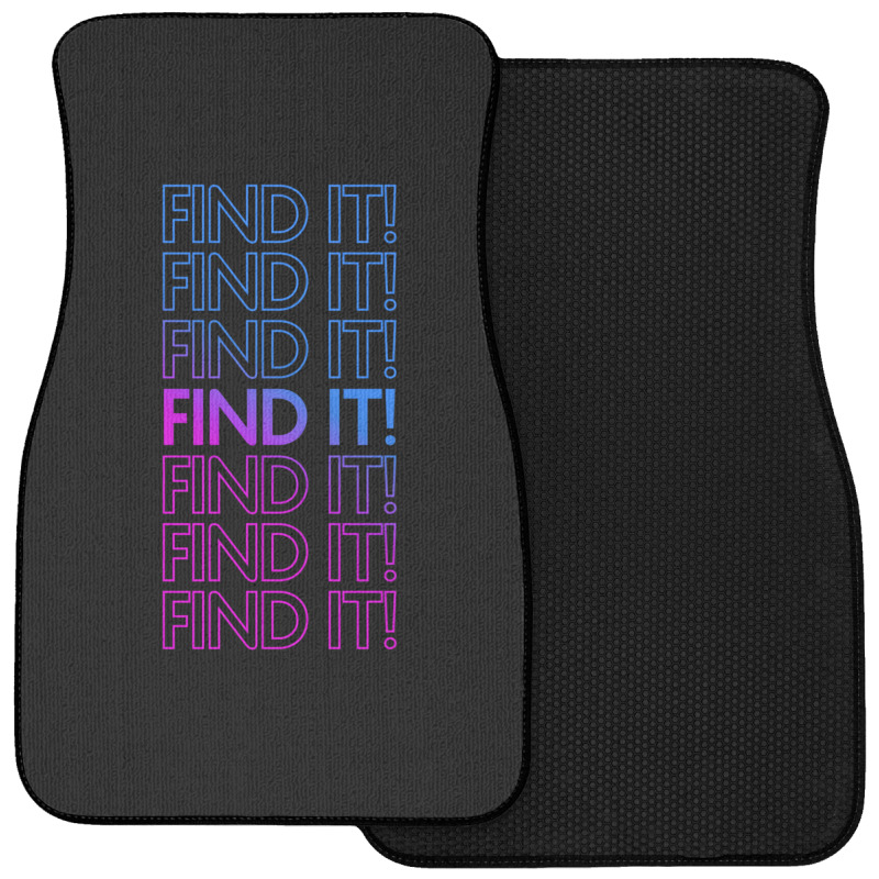 Find It! Purple Front Car Mat | Artistshot