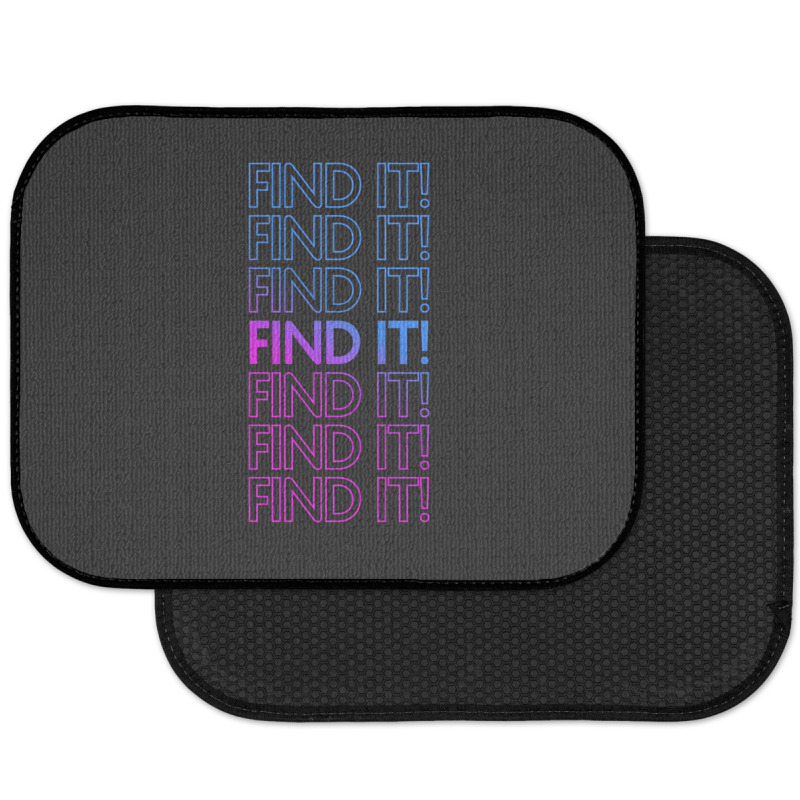 Find It! Purple Rear Car Mat | Artistshot