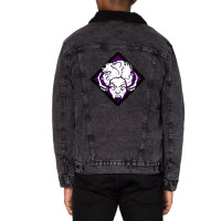 Rancor Hq Diamond Perk Inspired Splash Art Unisex Sherpa-lined Denim Jacket | Artistshot