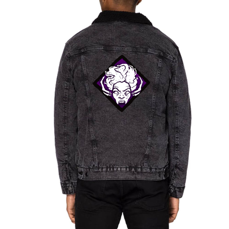 Rancor Hq Diamond Perk Inspired Splash Art Unisex Sherpa-Lined Denim Jacket by adwoaafredyy | Artistshot