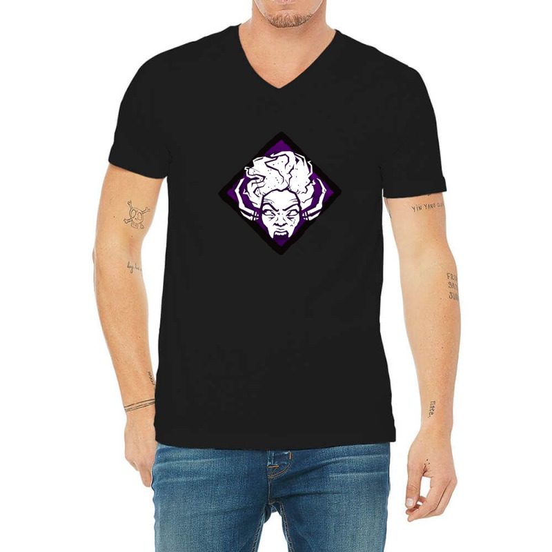 Rancor Hq Diamond Perk Inspired Splash Art V-Neck Tee by adwoaafredyy | Artistshot