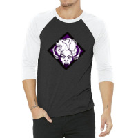 Rancor Hq Diamond Perk Inspired Splash Art 3/4 Sleeve Shirt | Artistshot