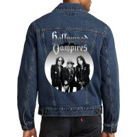 Hollywood Vampires Vampires Awesome For Music Fan Men Denim Jacket | Artistshot