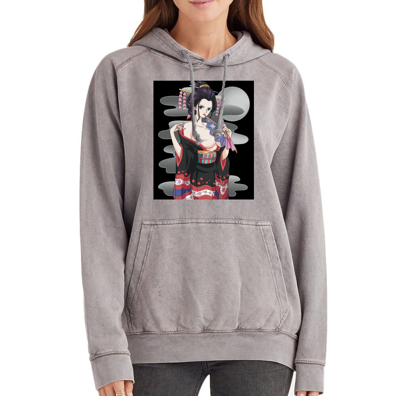 Nico Robin Nip Slip Wano Gear (background) Vintage Hoodie | Artistshot