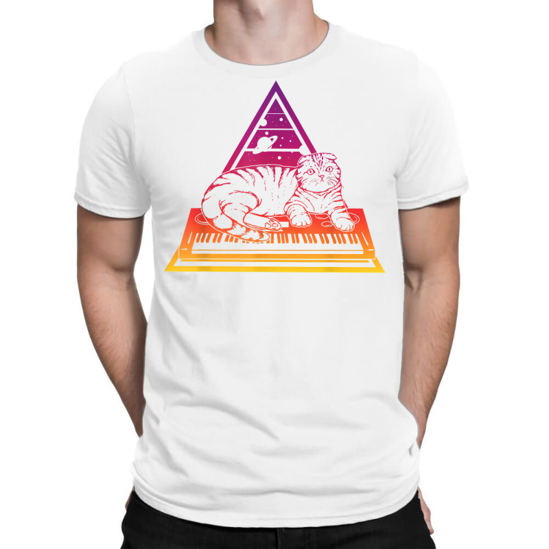 Synthesizer Cat Techno Synth Analog T Shirt T-shirt | Artistshot