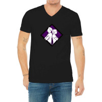 Better Together Hq Diamond Perk Inspired Splash Art V-neck Tee | Artistshot